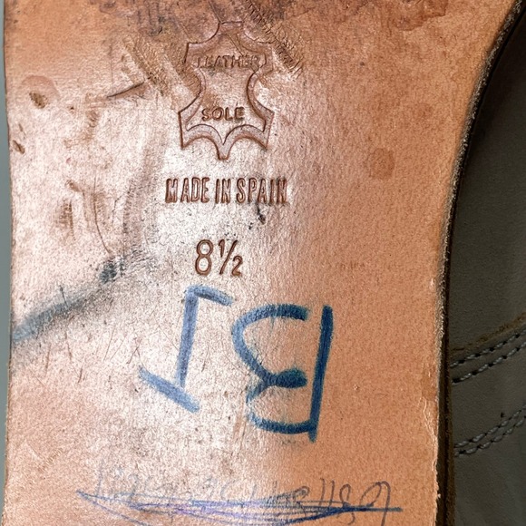 Charles David Heeled Boots Womens 8.5 Beige Nubuck Renaissance Prairie Cottage‎ - Picture 8 of 8